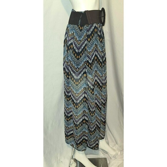 Doe & Rae Multicolor Sheer Maxi Skirt 1/4 Lined - Size S - Picture 2 of 8
